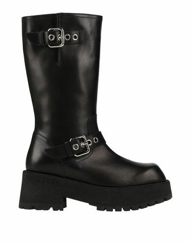 Marni Woman Boot Black Leather Cover