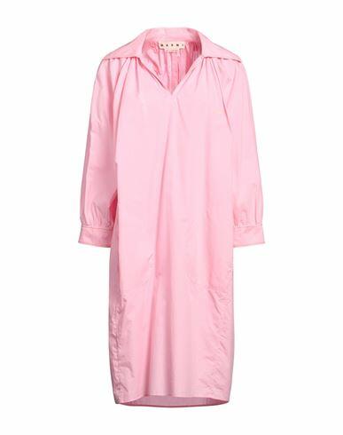 Marni Woman Midi dress Pink Cotton Cover