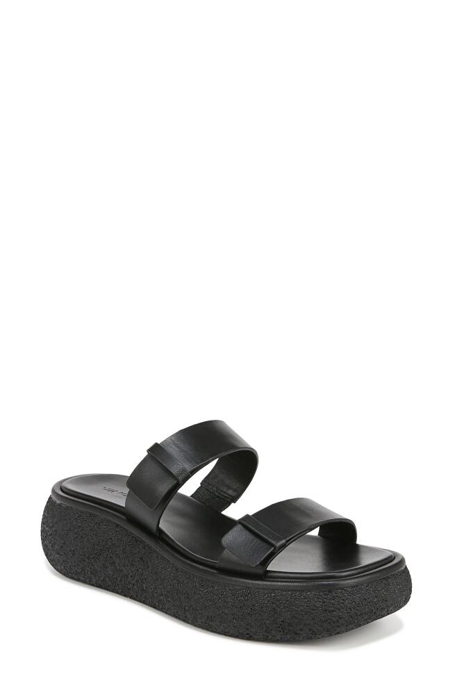 Vince Lagos Platform Slide Sandal in Black Cover