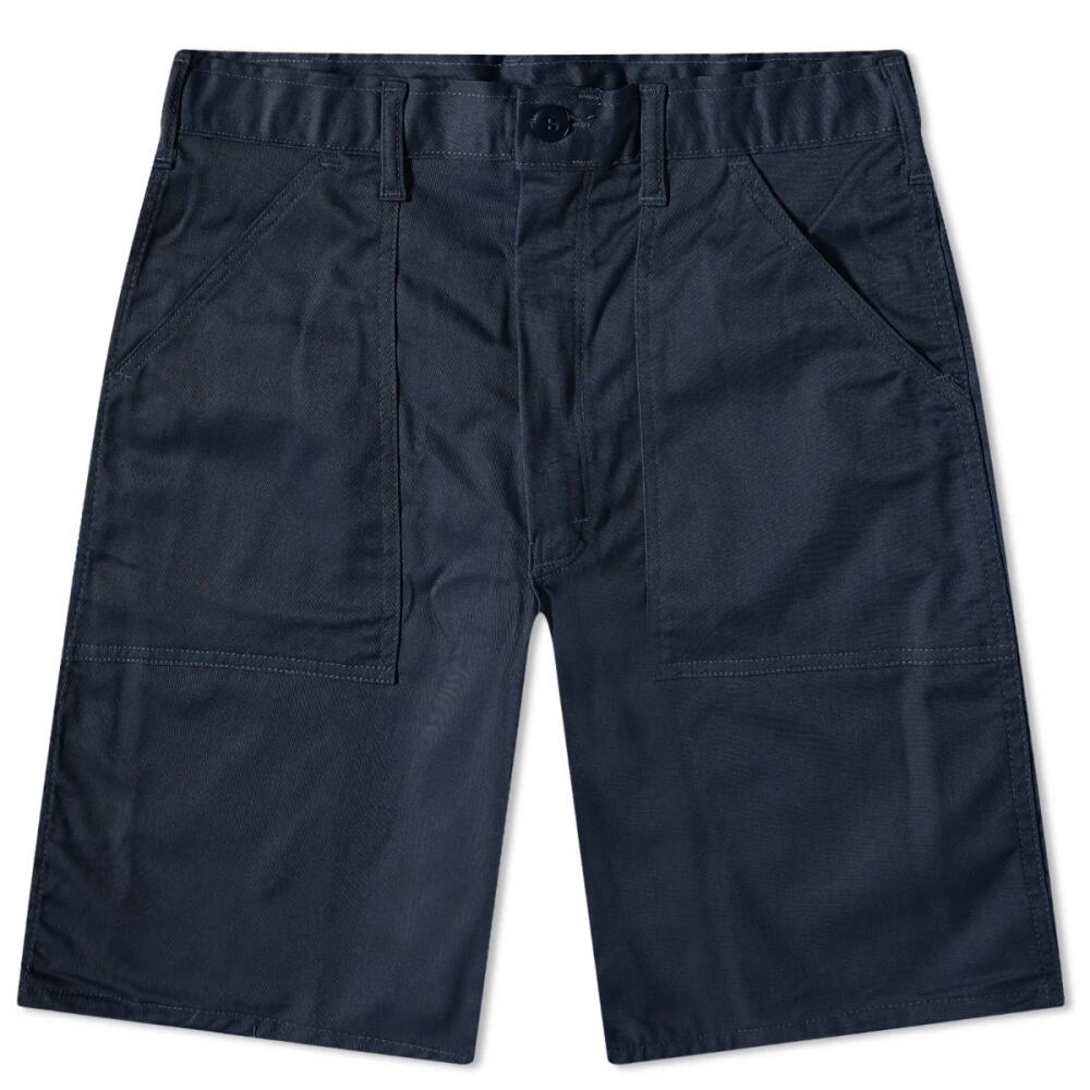 Stan Ray Men's Fatigue Shorts in Navy Ripstop Cover