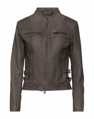 Masterpelle Woman Jacket Dark brown Soft Leather Cover