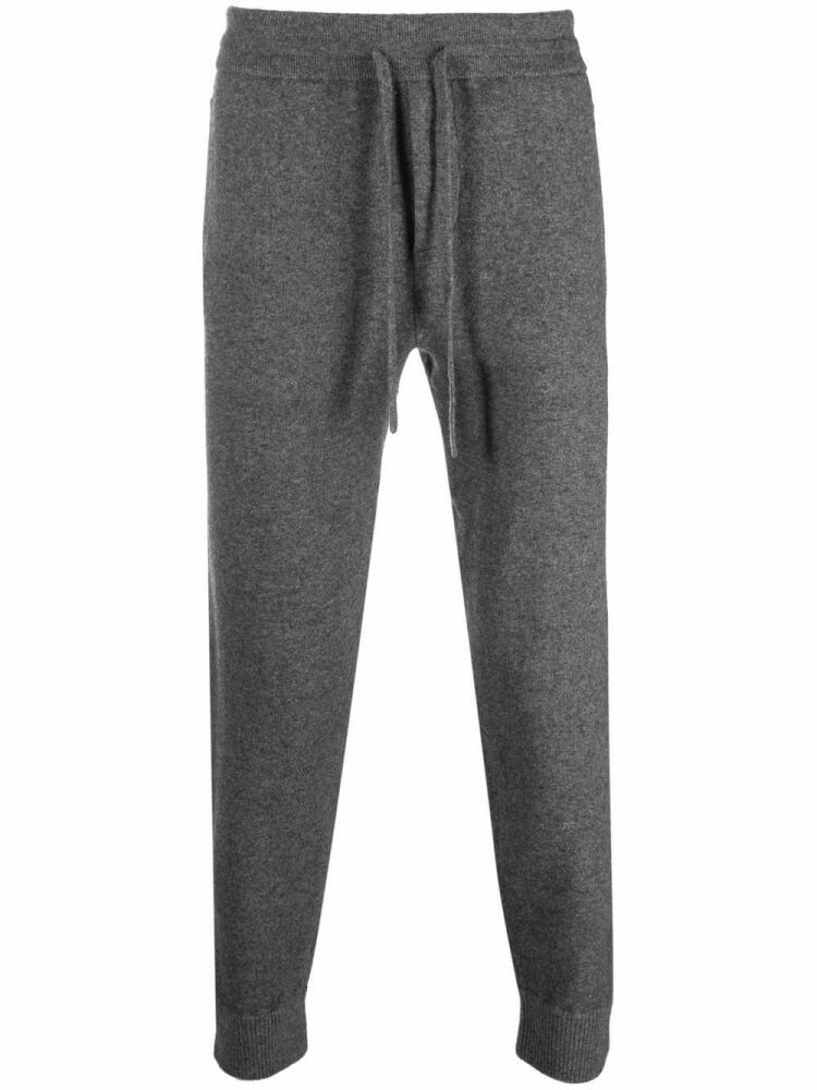 Vince solid-color knit track pants - Grey Cover