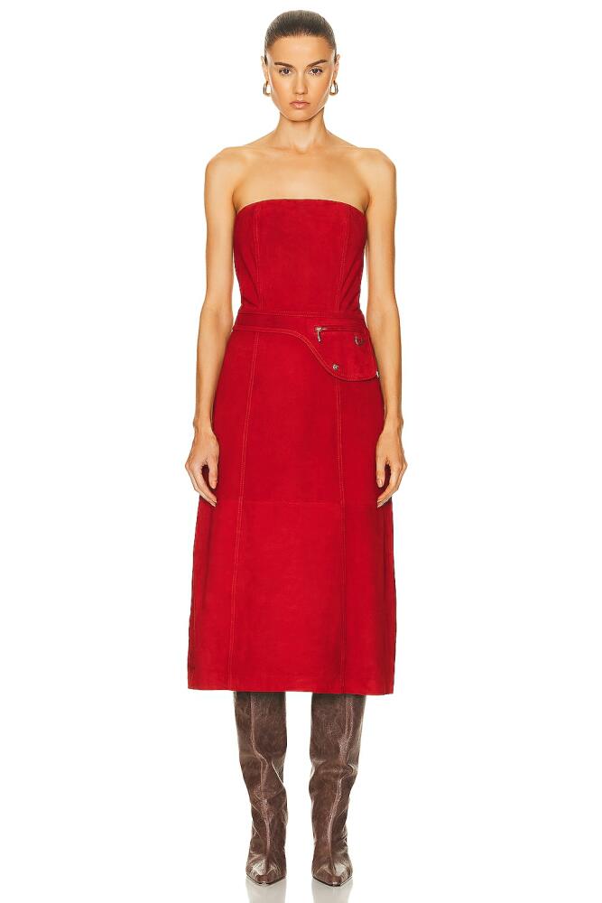 Saks Potts Ira Dress in Red Cover