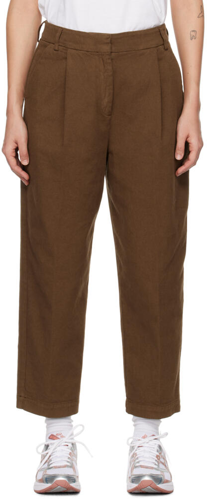 YMC Brown Market Trousers Cover