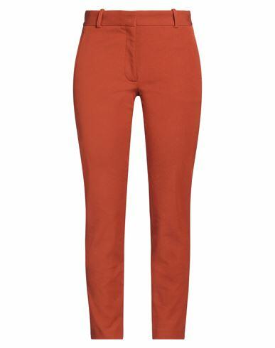 Joseph Woman Pants Rust Viscose, Cotton, Elastane Cover