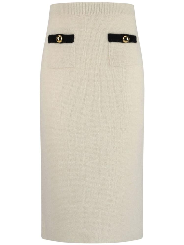 Alessandra Rich Gonna midi skirt - White Cover