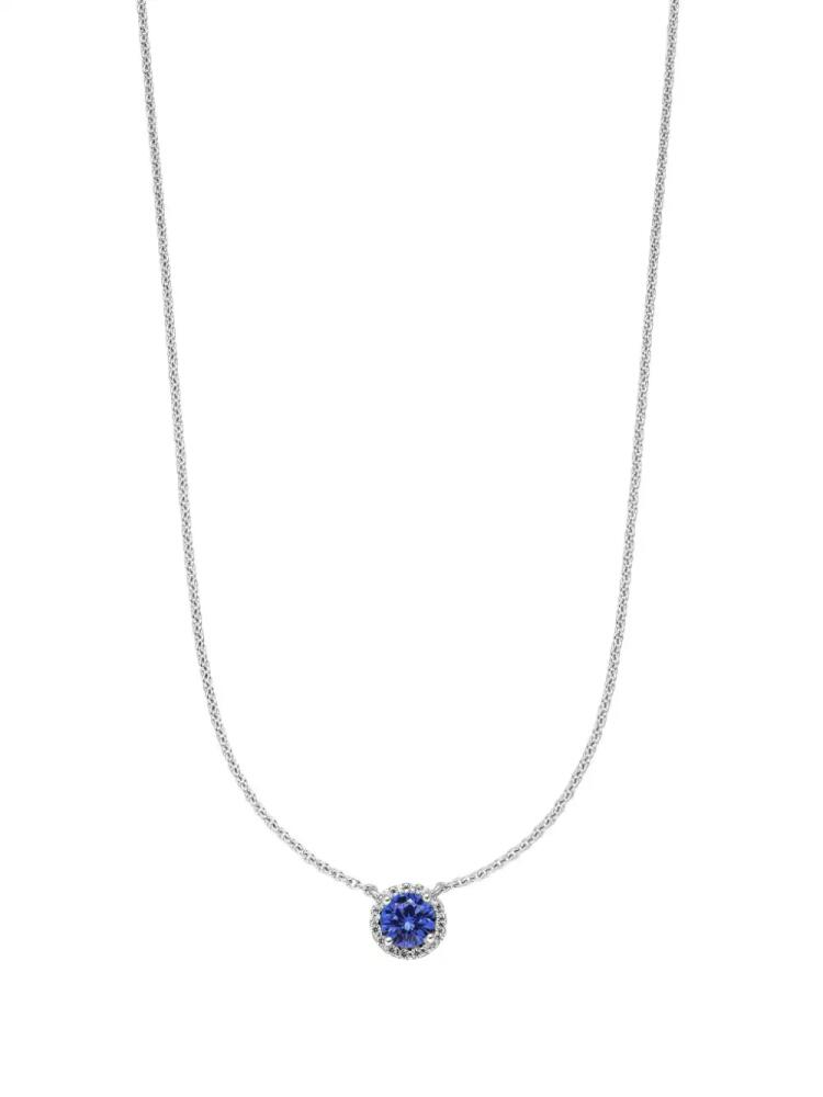 VEYNOU 14kt white gold Ava sapphire necklace Cover