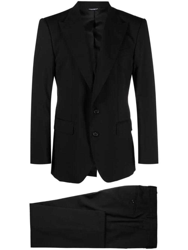 Dolce & Gabbana DG Essentials single-breasted suit - Black Cover