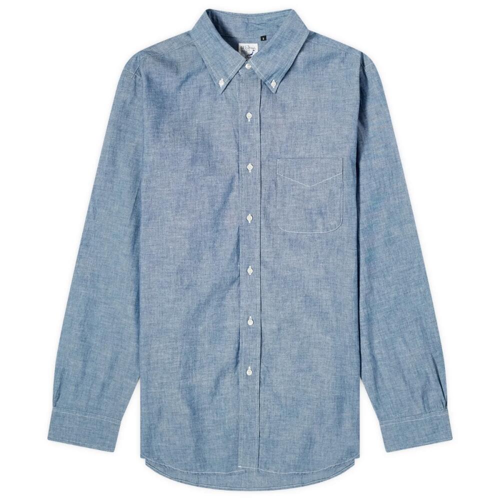 orSlow Men's Button Down Shirt in Chambray Cover