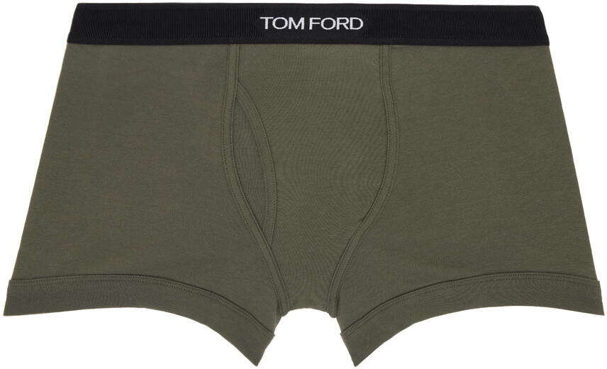 TOM FORD Khaki Cotton Boxer Briefs Cover