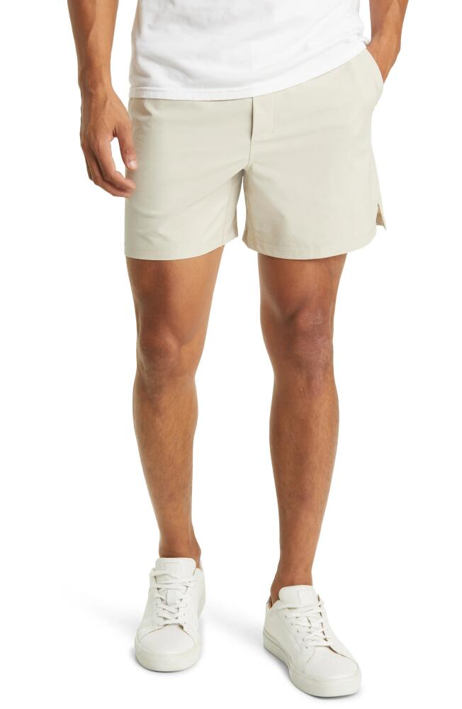 Public Rec Flex 5-Inch Golf Shorts in Sand Cover