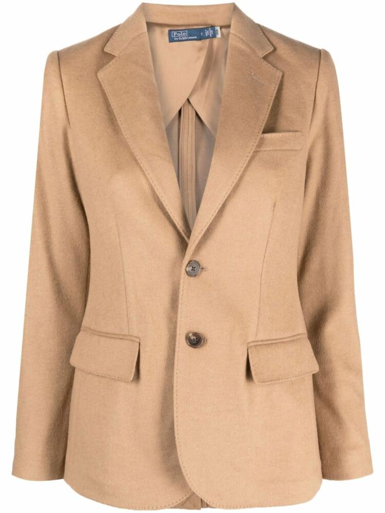 Polo Ralph Lauren slim-cut single-breasted blazer - Neutrals Cover