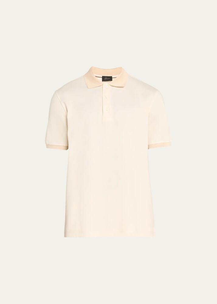 Brioni Men's Cotton Polo Shirt Cover