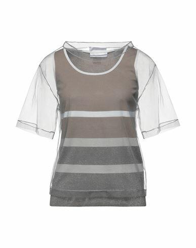 Fabiana Filippi Woman Top Grey Polyamide, Cotton, Viscose, Polyester Cover