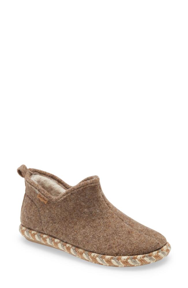 Toni Pons Maia Faux Fur Lined Scuff Slipper in Taupe Cover