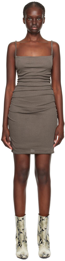 Nanushka Gray Adie Minidress Cover