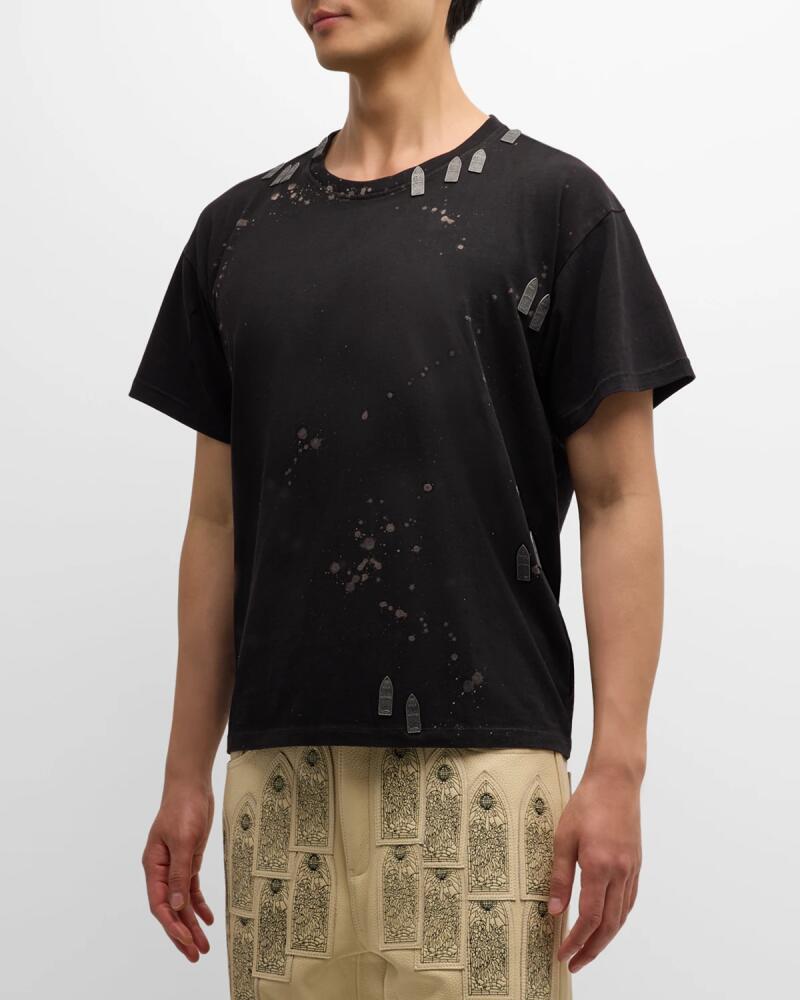 WHO DECIDES WAR Men's Hardware Distressed T-Shirt Cover