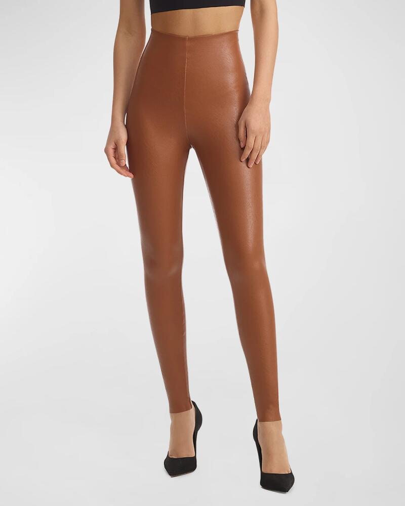 Commando Classic Faux-Leather Leggings Cover