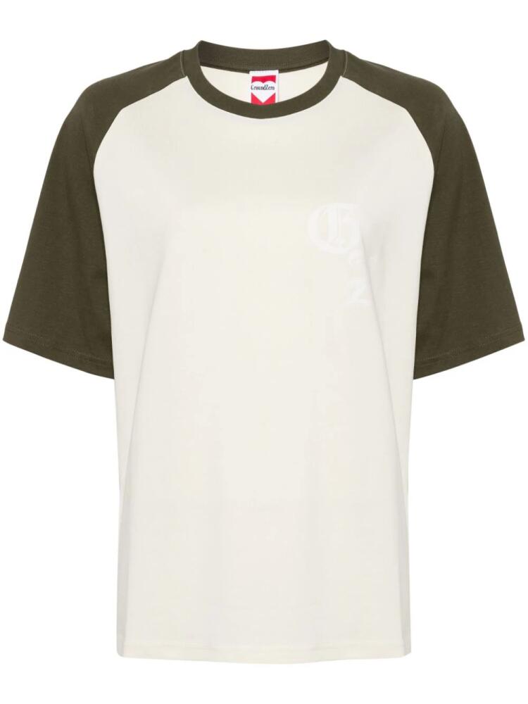 Ground Zero logo-print T-shirt - Neutrals Cover