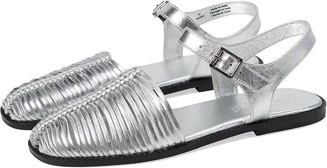 Free People Frankie Fisher Flat (Chrome Metallic Leather) Women's Shoes Cover