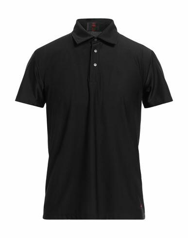 Peuterey Man Polo shirt Black Polyamide, Elastane Cover