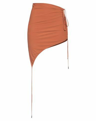 David Koma Woman Mini skirt Tan Polyamide, Elastane Cover