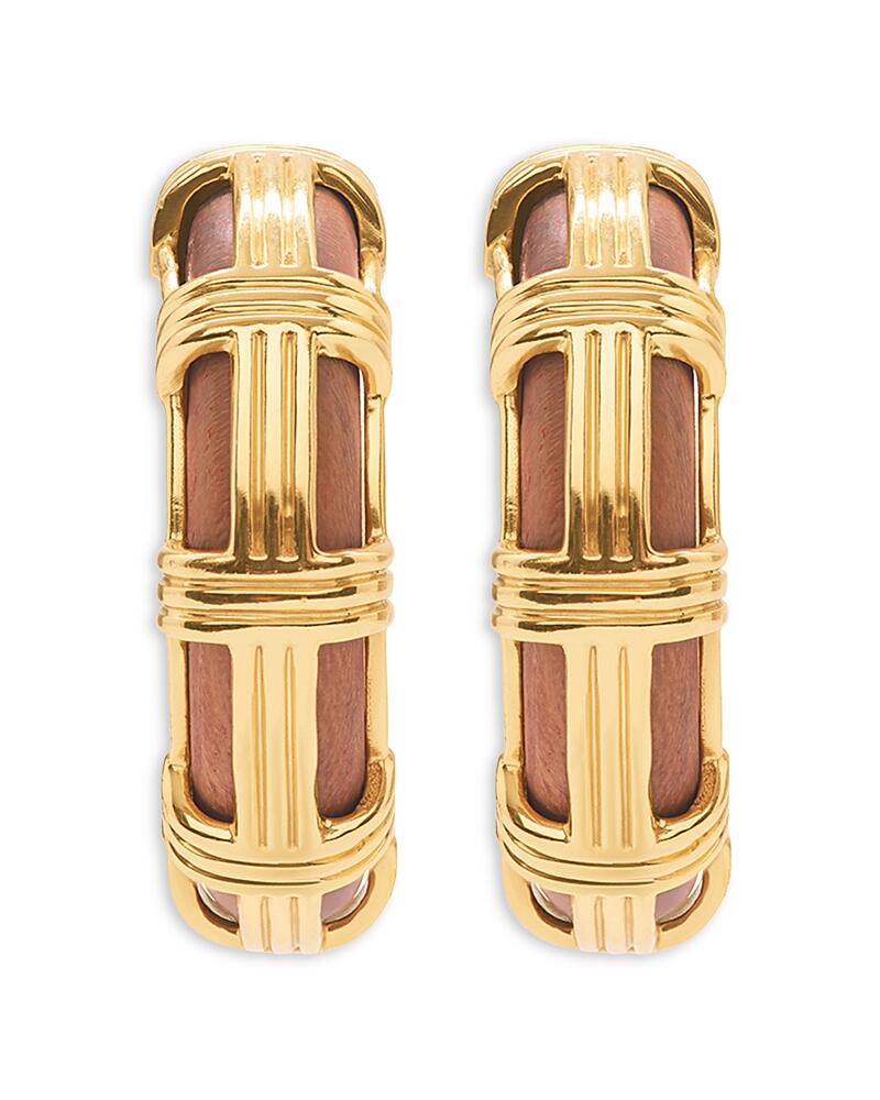 Capucine De Wulf Gaia Cage Hoop Earrings in 18K Gold Plated Cover