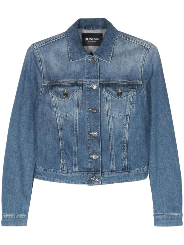 DONDUP cotton washed denim jacket - Blue Cover