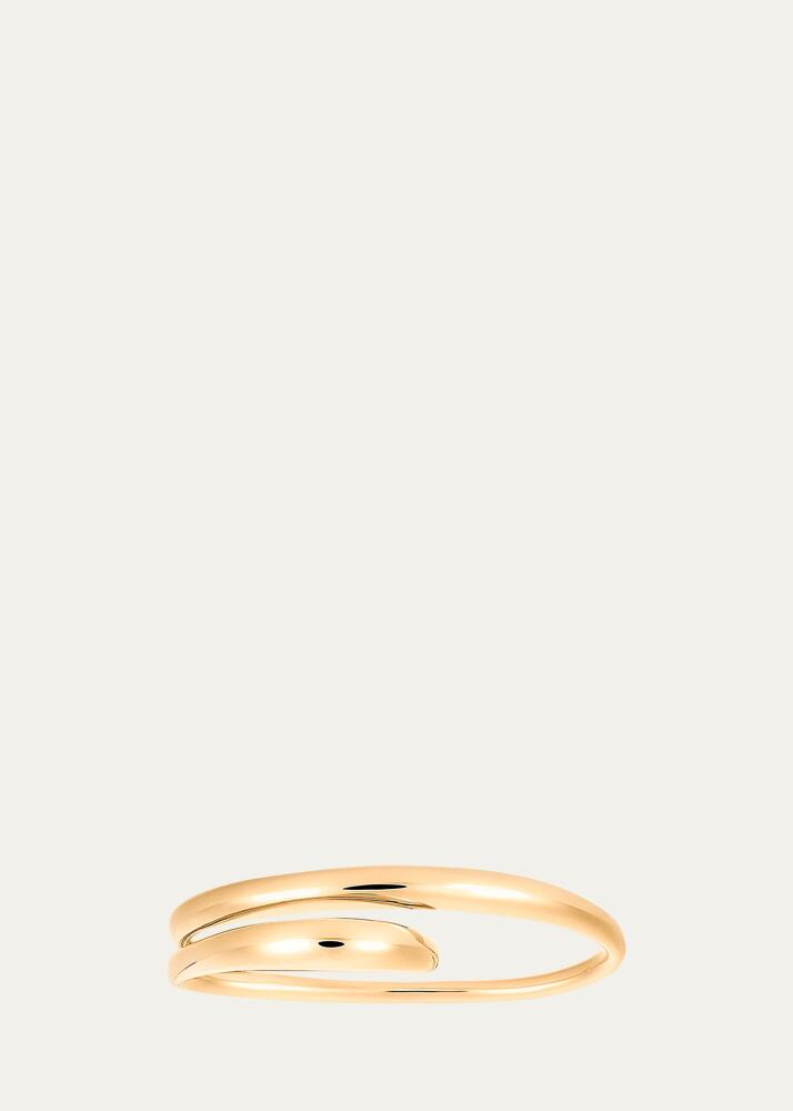 Charlotte Chesnais Heart Double-Finger Ring with Gold Vermeil Cover