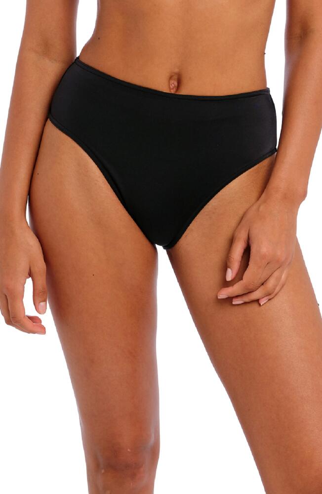 Freya Jewel Cove High Waist Bikini Bottoms in Plain Black Cover