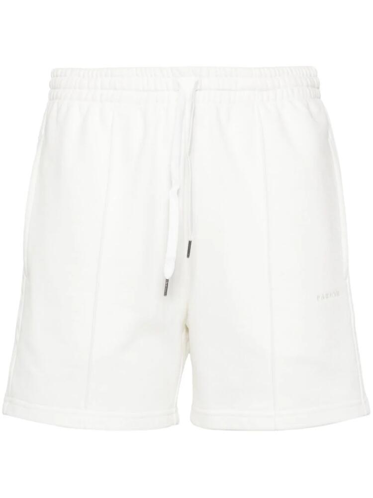 P.A.R.O.S.H. striped jersey shorts - White Cover