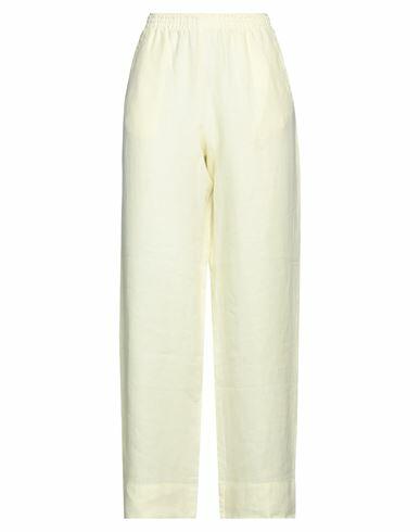 Fedeli Woman Pants Yellow Linen Cover