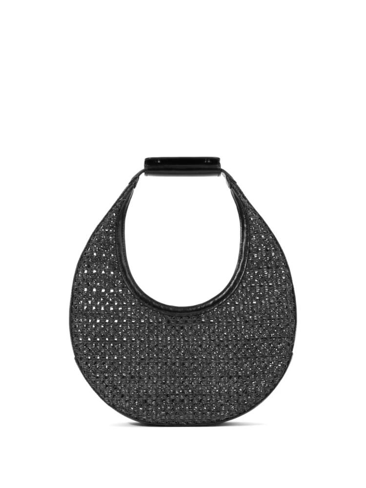 STAUD Moon woven tote bag - Black Cover