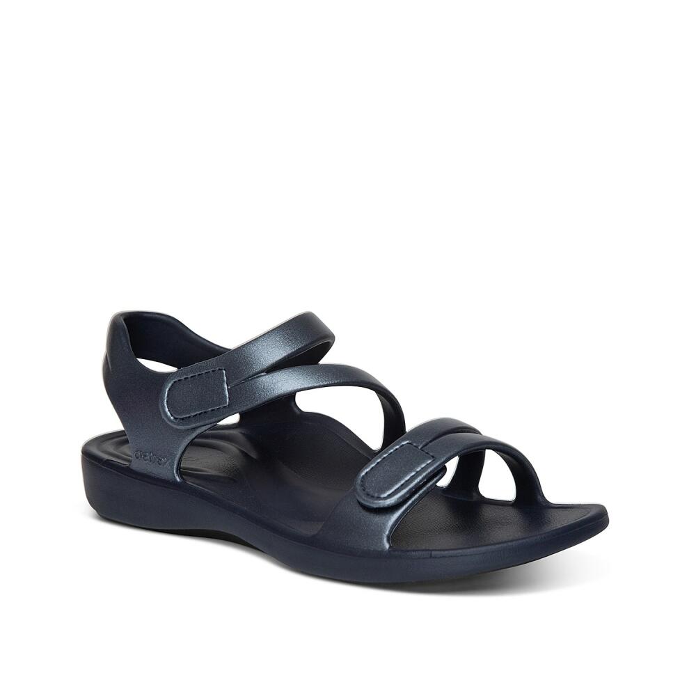 Aetrex Jillian Sport Sandal | Women's | Navy Cover