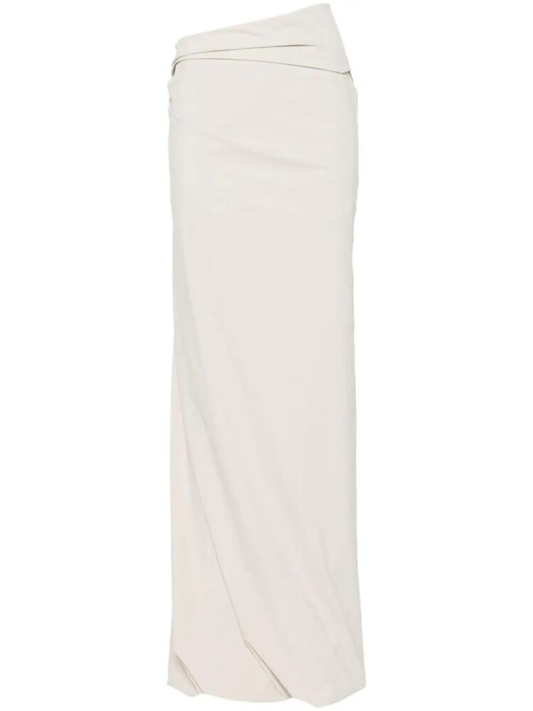 ENTIRE STUDIOS Structured asymmetric maxi skirt - Grey Cover