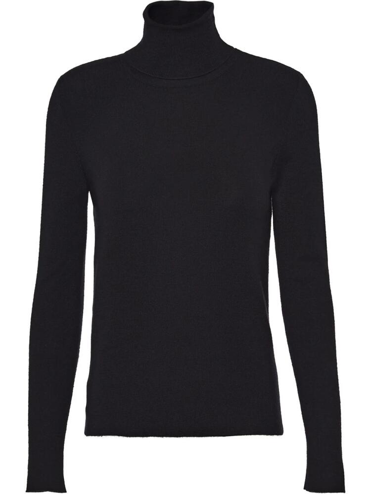 Prada roll-neck cashmere-silk jumper - Black Cover