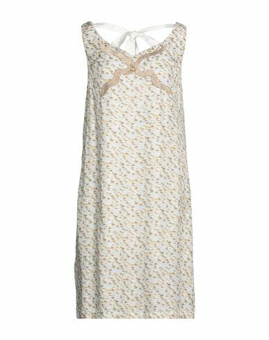 Elisa Cavaletti By Daniela Dallavalle Woman Mini dress Light grey Viscose, Elastane Cover