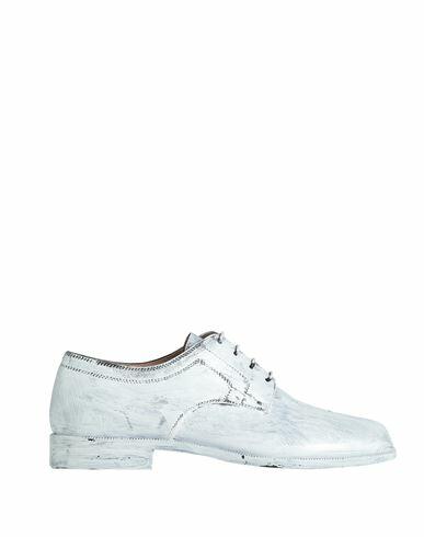 Maison Margiela Man Lace-up shoes White Soft Leather Cover