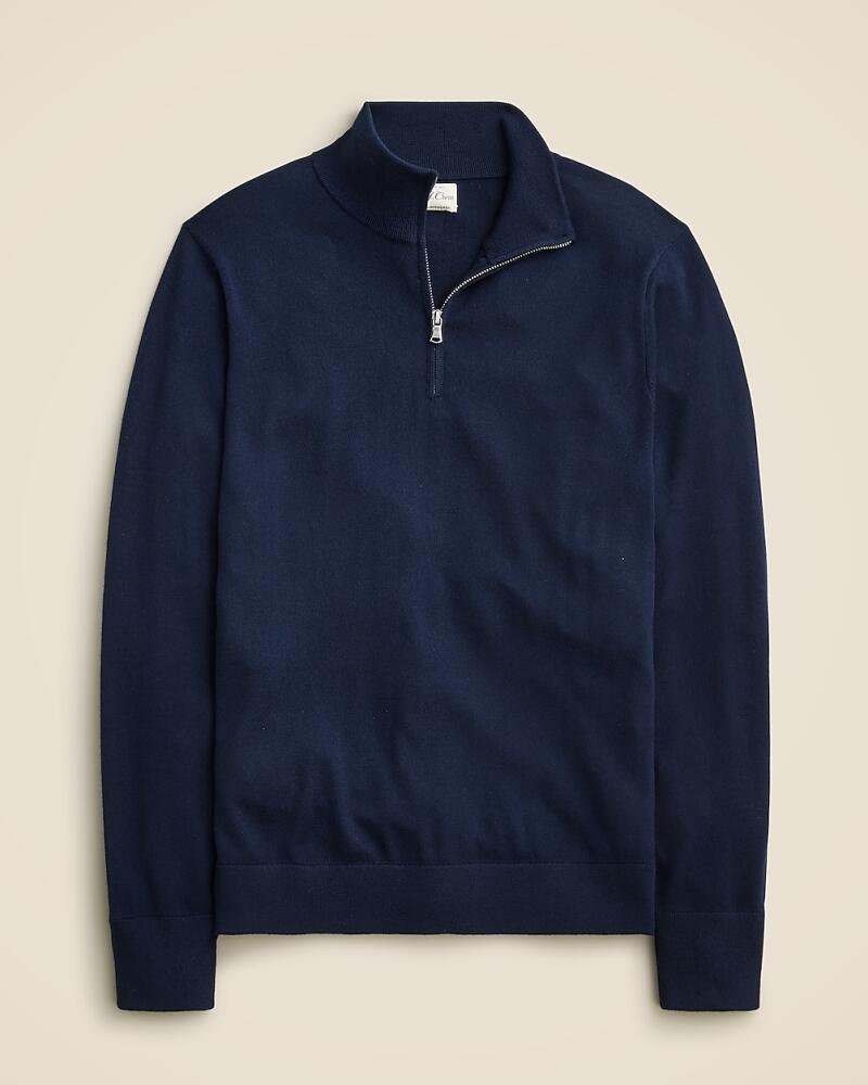 J.Crew Merino wool half-zip sweater Cover