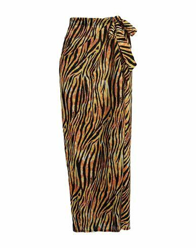 4giveness Woman Sarong Yellow Cotton, Elastane Cover