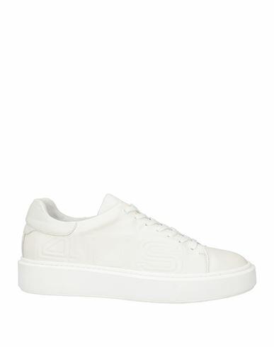 Cesare Paciotti 4us Man Sneakers White Leather Cover