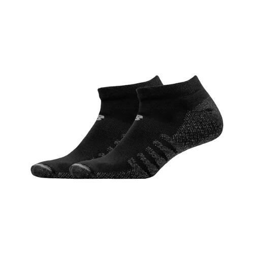 New Balance Unisex Coolmax No Show Socks 2 Pack - Black Cover