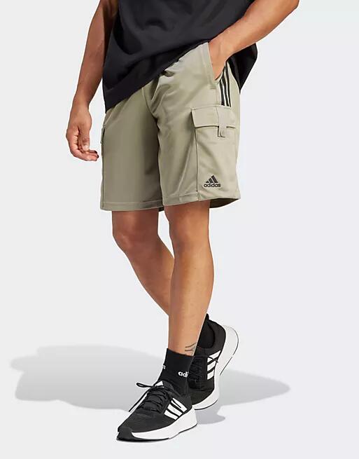 adidas Football Tiro cargo shorts in khaki-Green Cover