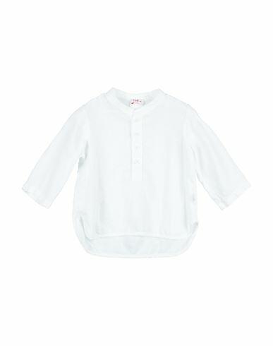 Il Gufo Man Shirt White Linen Cover