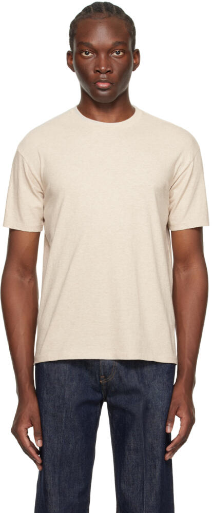 AURALEE Beige Seamless T-Shirt Cover