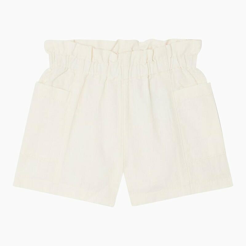 Bonpoint Nougat milk-white cotton shorts Cover