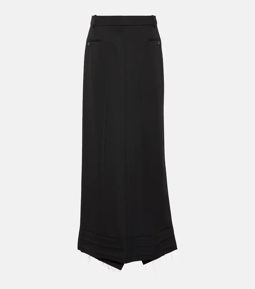 Balenciaga Mid-rise wool maxi skirt Cover