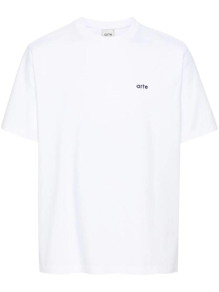 ARTE Teo Hearts graphic-print T-shirt - White Cover