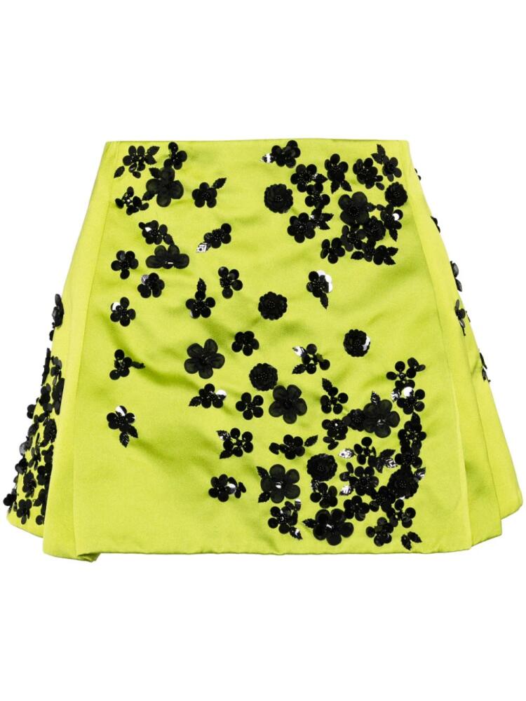 DES PHEMMES college skirt - Green Cover