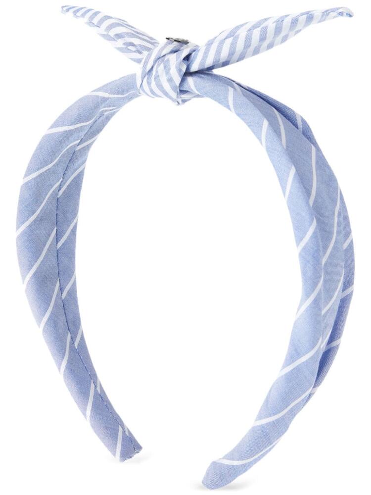 Maison Michel Sienna striped headband - Blue Cover